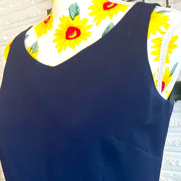 Liz Claiborne little blue dress - Size 8P - Picture 2 of 5